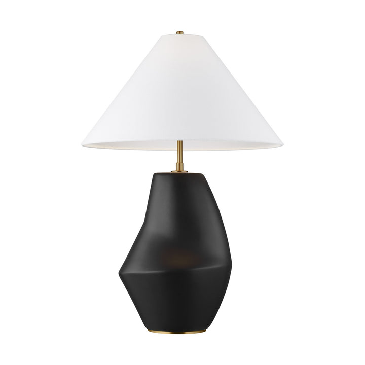 Visual Comfort Studio KT1221COL1 Contour One Light Table Lamp Lamp Black