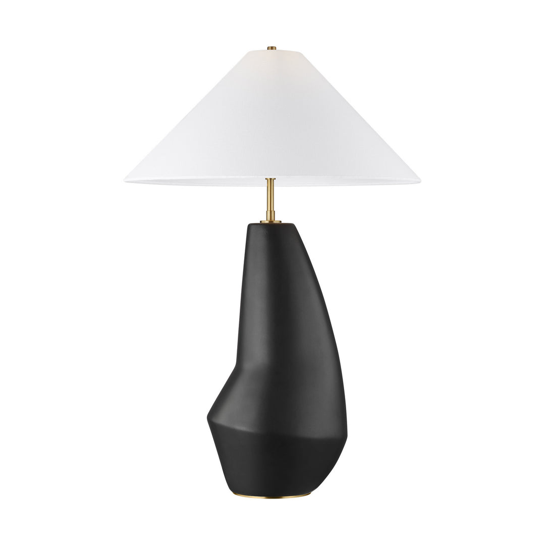 Visual Comfort Studio KT1231COL1 Contour One Light Table Lamp Lamp Black