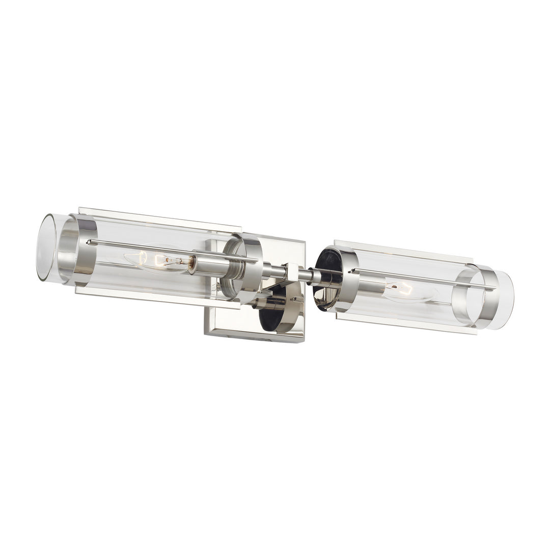 Visual Comfort Studio Flynn LV1002PN Bath Vanity Light 20 in. wide - Polished Nickel