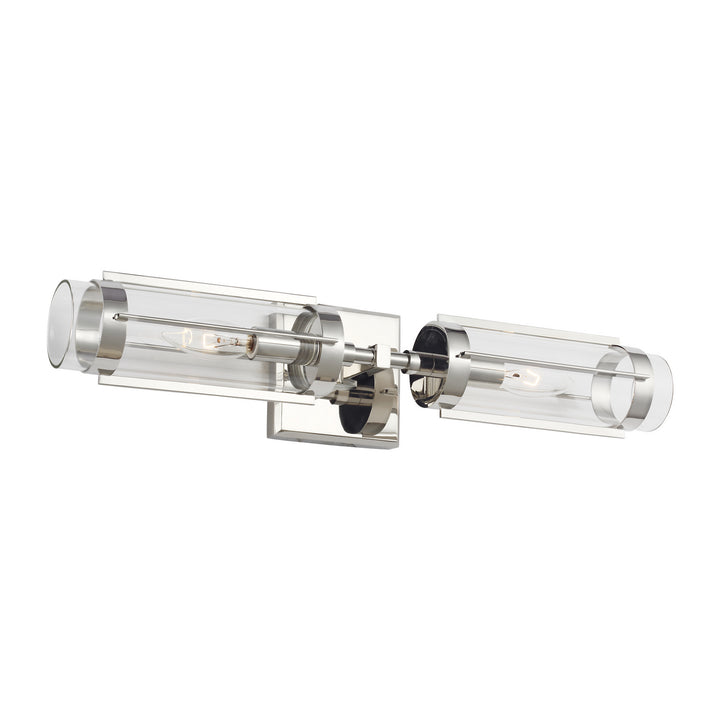 Visual Comfort Studio Flynn LV1002PN Bath Vanity Light 20 in. wide - Polished Nickel