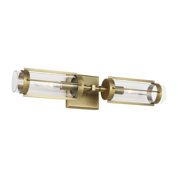 Visual Comfort Studio Flynn LV1002TWB Bath Vanity Light 20 in. wide - Time Worn Brass