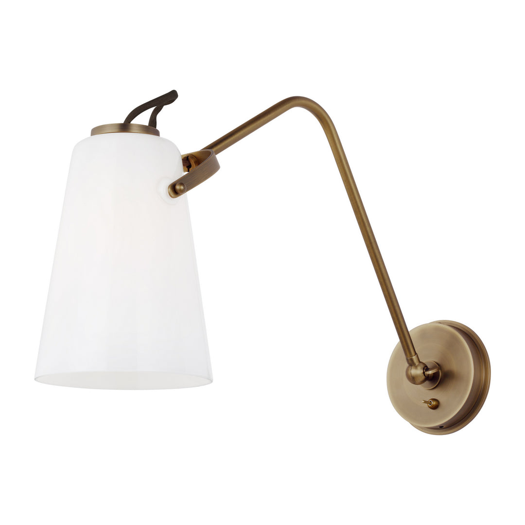 Visual Comfort Studio Hazel LW1001TWB Wall Light - Time Worn Brass