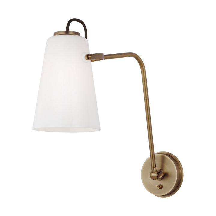 Visual Comfort Studio Hazel LW1001TWB Wall Light - Time Worn Brass