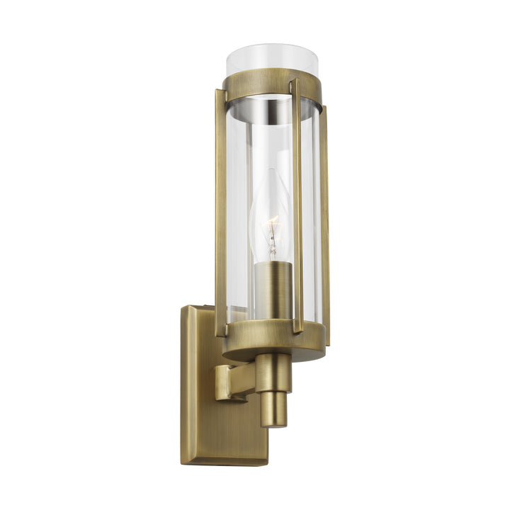 Visual Comfort Studio Flynn LW1031TWB Wall Light - Time Worn Brass