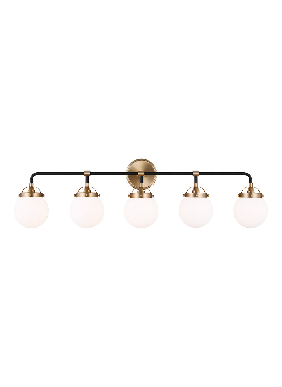 Visual Comfort Studio Cafe 4487905-848 Bath Vanity Light 39 in. wide - Satin Brass