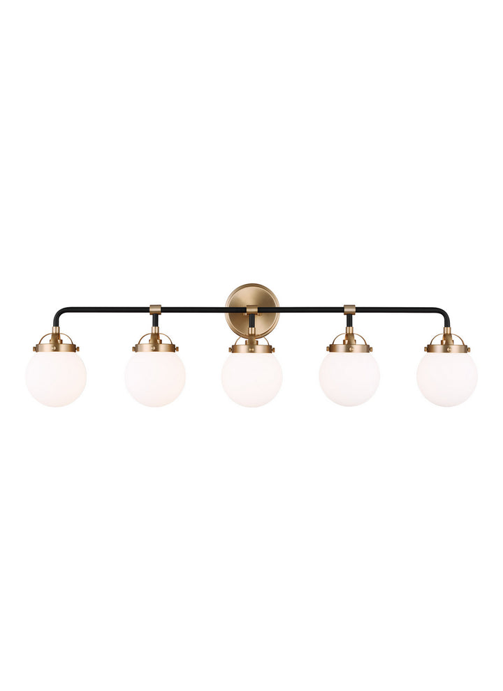 Visual Comfort Studio Cafe 4487905-848 Bath Vanity Light 39 in. wide - Satin Brass