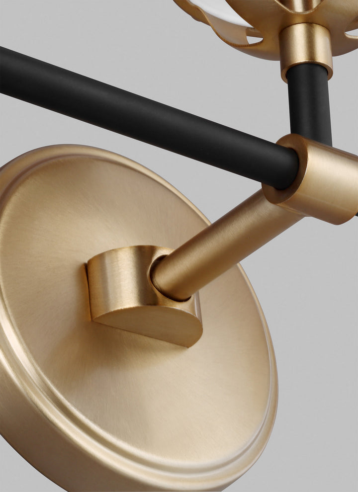 Visual Comfort Studio Cafe 4487905-848 Bath Vanity Light 39 in. wide - Satin Brass