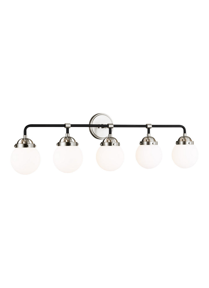 Visual Comfort Studio Cafe 4487905-962 Bath Vanity Light 39 in. wide - Brushed Nickel