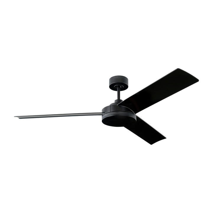 Visual Comfort Fan Cirque 56 3CQR56MBKD Ceiling Fan - Midnight Black, Midnight Black/Midnight Black/