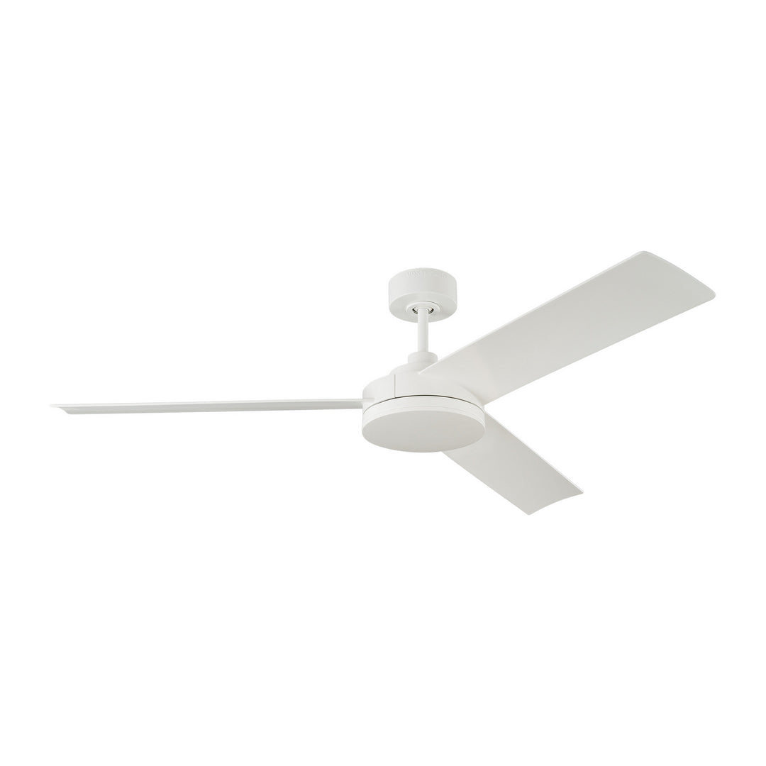 Visual Comfort Fan Cirque 56 3CQR56RZWD Ceiling Fan - Matte White, Matte White/Matte White/