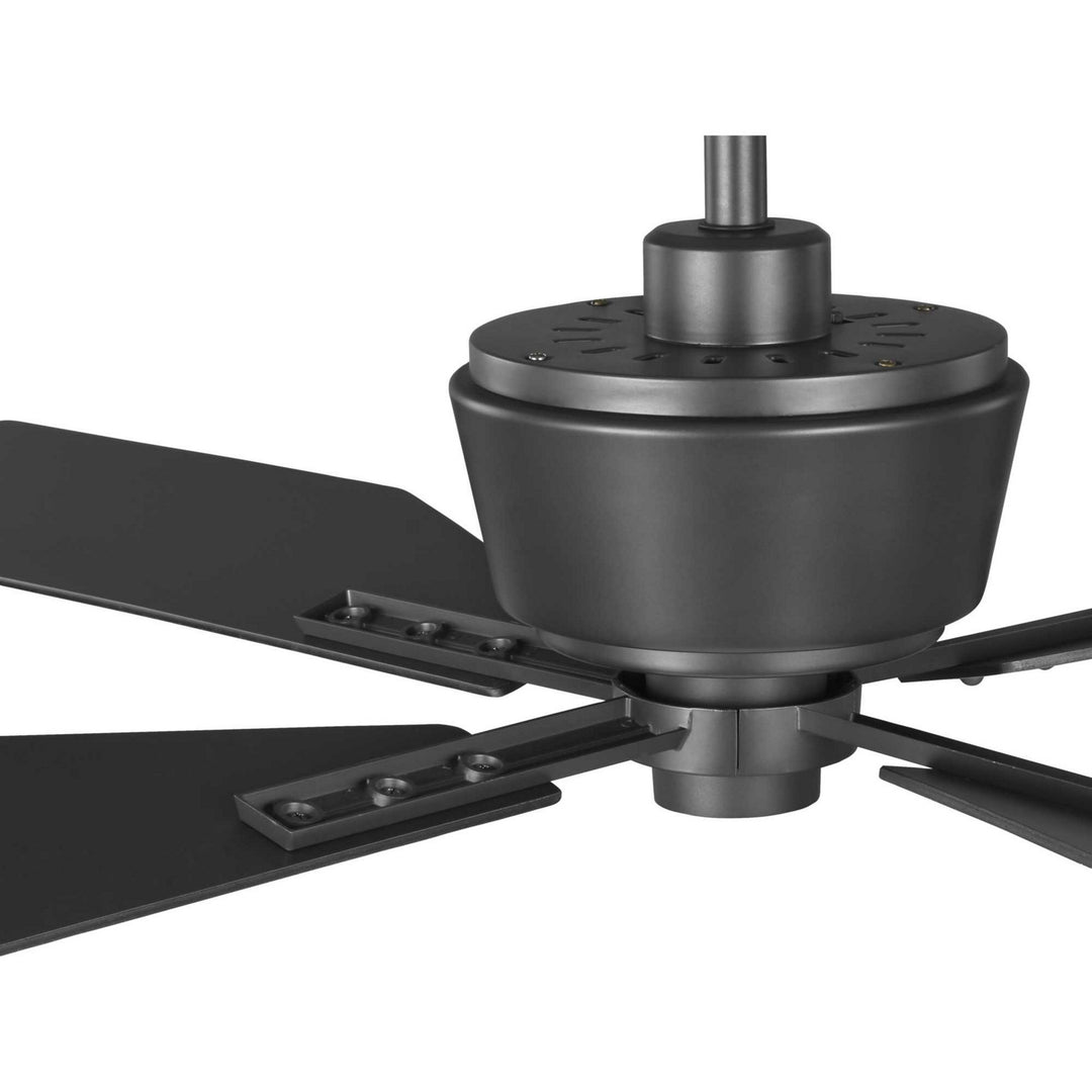 Progress Chapin P250022-143 Ceiling Fan - Graphite, Grey Weathered Wood/