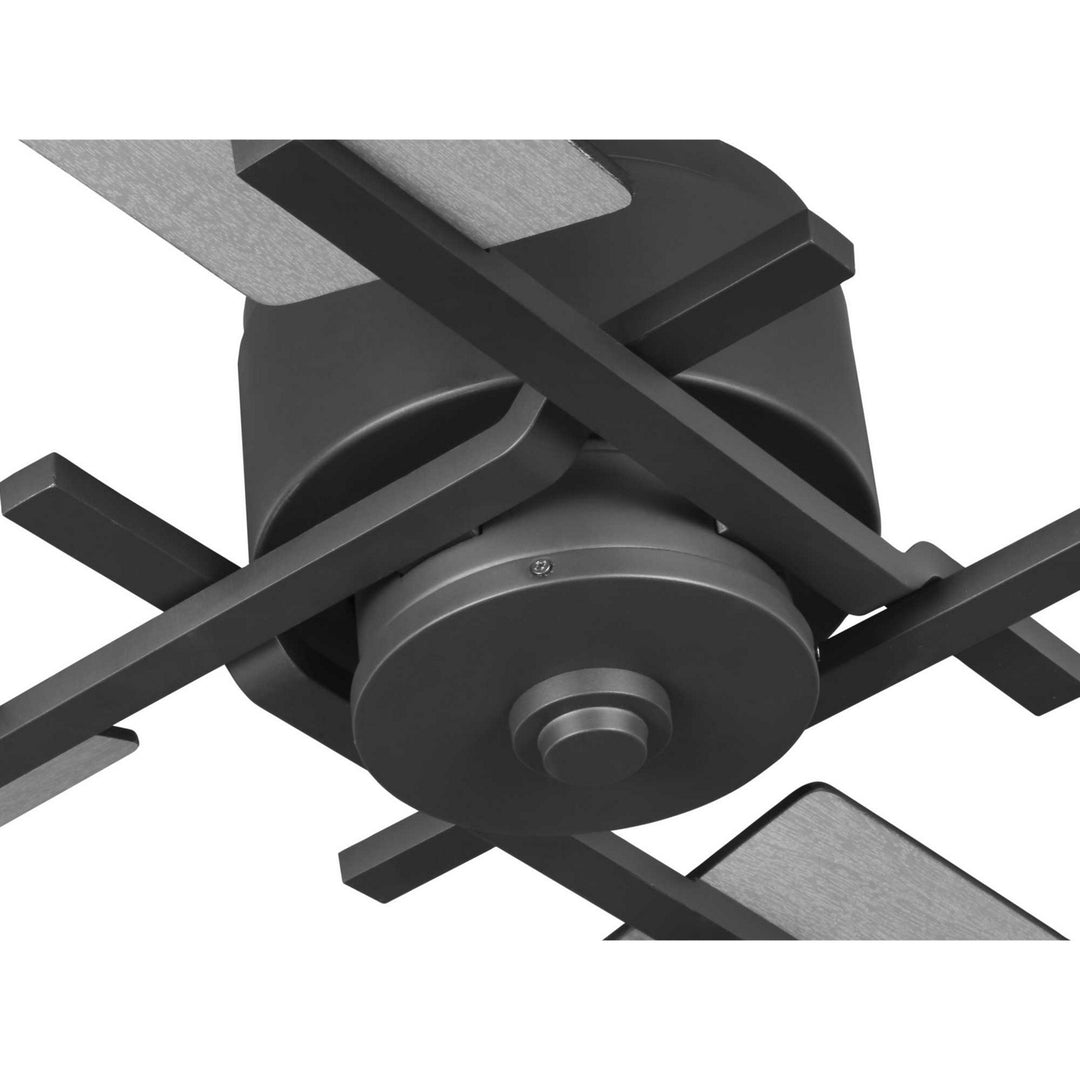 Progress Bedwin P250024-143 Ceiling Fan - Graphite, Grey Weathered Wood/