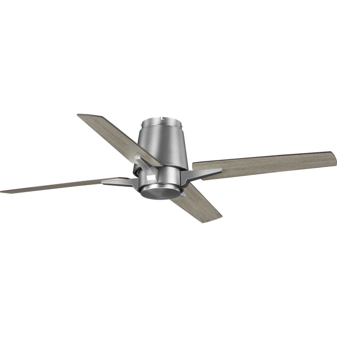 Progress Lindale P250028-081 Ceiling Fan - Antique Nickel, White Barnwood/