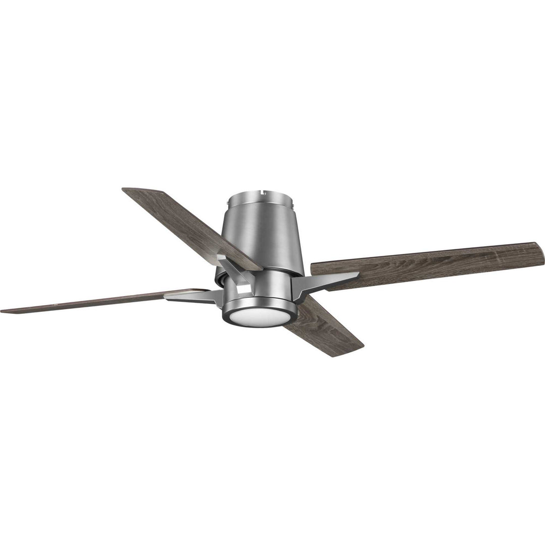 Progress Lindale P250028-081 Ceiling Fan - Antique Nickel, White Barnwood/