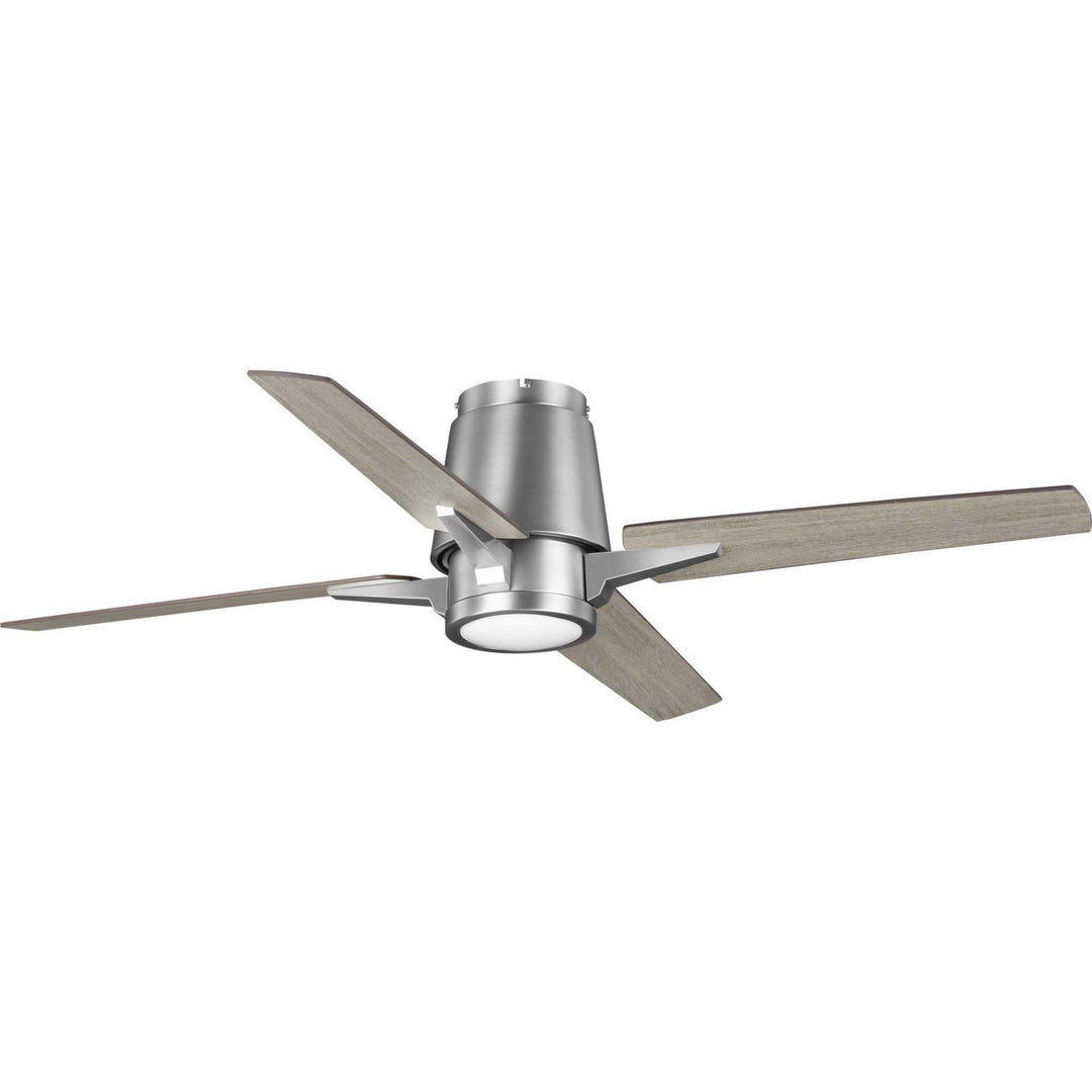 Progress Lindale P250028-081 Ceiling Fan - Antique Nickel, White Barnwood/