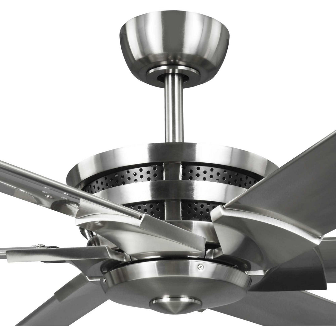 Progress Huff P250030-009 Ceiling Fan - Brushed Nickel, Brushed Nickel/