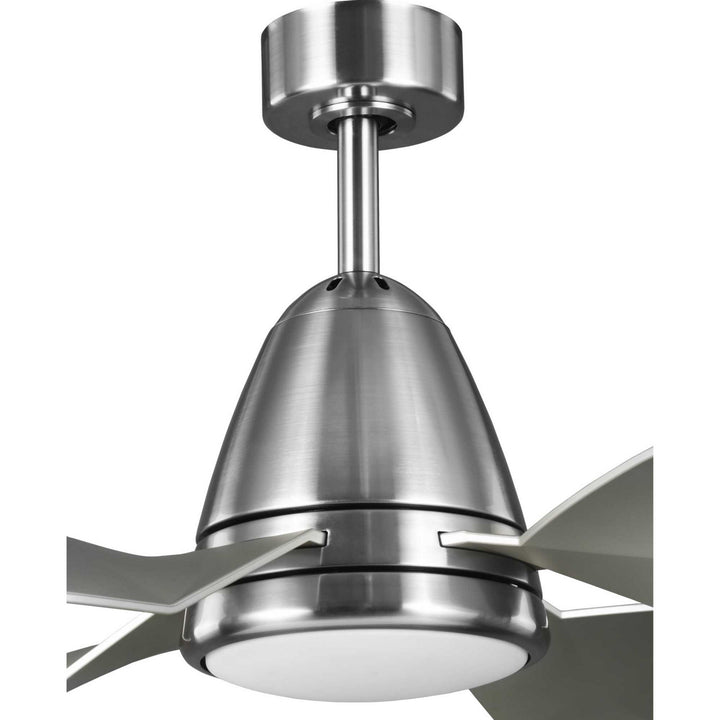 Progress Holland P250032-009-30 Ceiling Fan - Brushed Nickel, Silver/