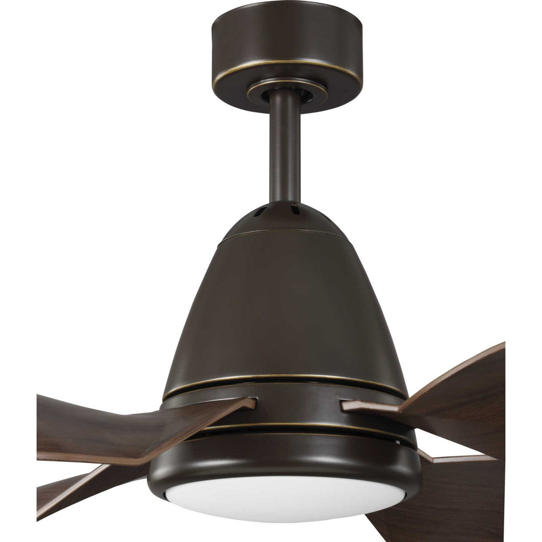 Progress Holland P250032-108-30 Ceiling Fan - Oil Rubbed Bronze, Walnut/