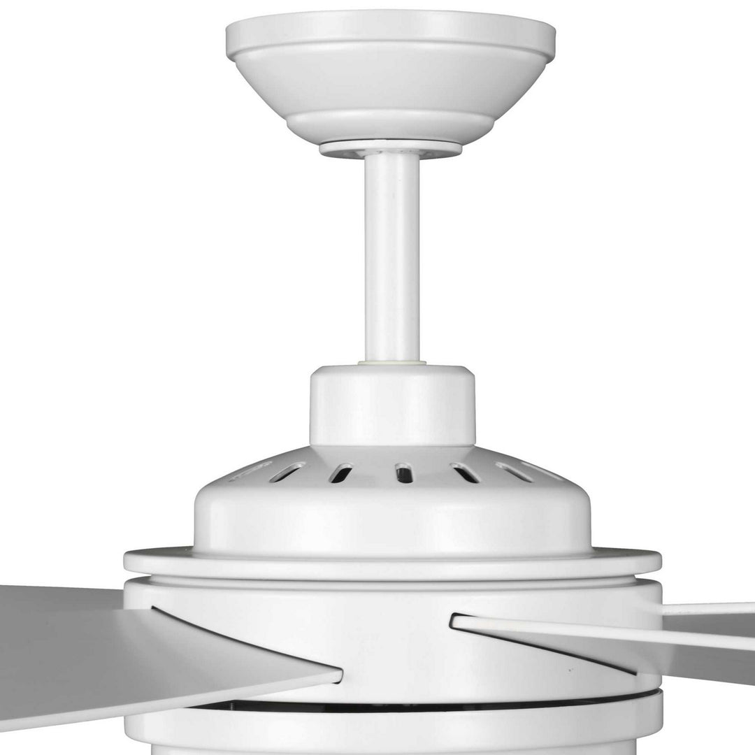 Progress Albin P250036-028-30 Ceiling Fan - Satin White, Matte White/