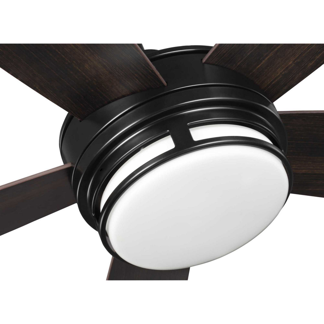 Progress Albin P250036-031-30 Ceiling Fan - Black, Toasted Oak/