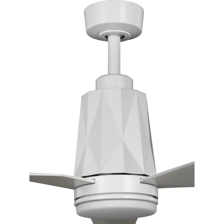 Progress Bixby P250038-030-30 Ceiling Fan - White, White Metallic/