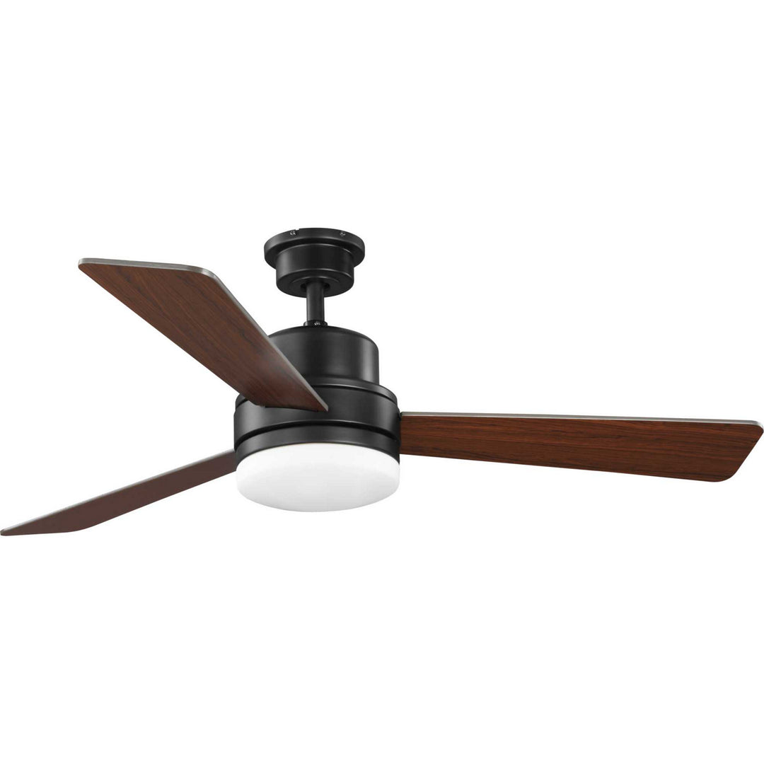 Progress Trevina Ii P2553-129WB Ceiling Fan - Architectural Bronze, Medium Cherry/