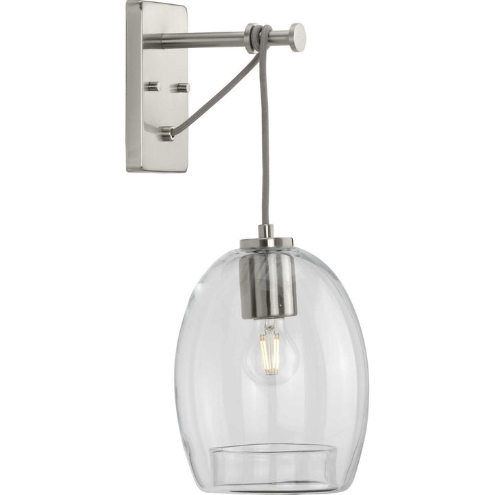 Progress Caisson P300215-009 Wall Light - Brushed Nickel