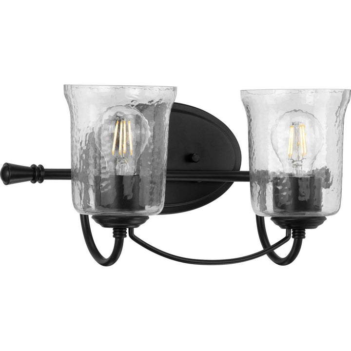 Progress Bowman P300254-031 Bath Vanity Light 17 in. wide - Black