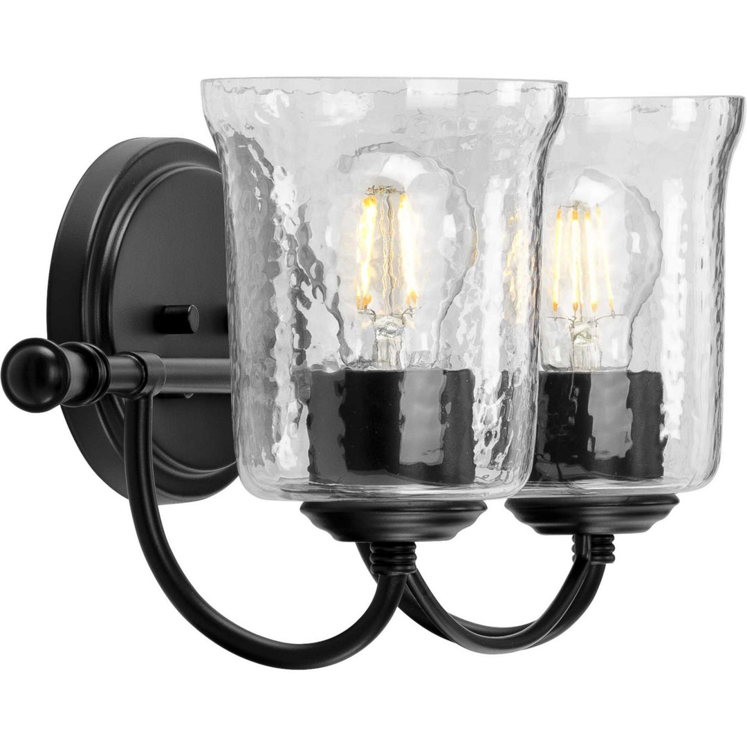Progress Bowman P300254-031 Bath Vanity Light 17 in. wide - Black