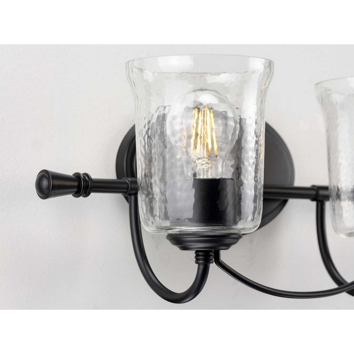 Progress Bowman P300254-031 Bath Vanity Light 17 in. wide - Black
