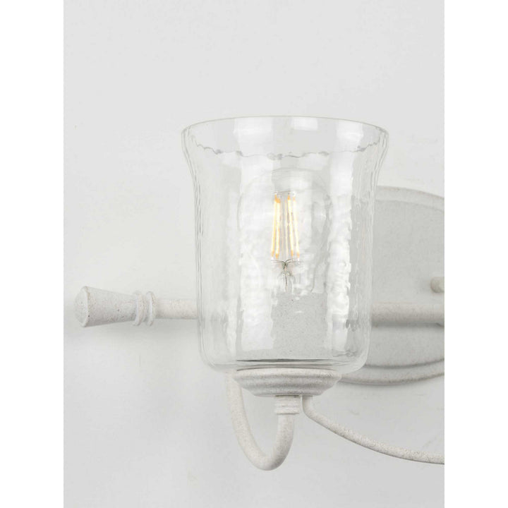 Progress Bowman P300254-151 Bath Vanity Light 17 in. wide - Cottage White