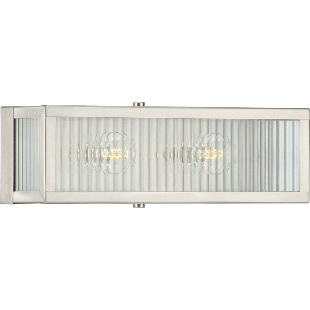 Progress Dwyer P300265-135 Bath Vanity Light 14 in. wide - Stainless Steel