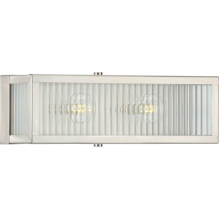 Progress Dwyer P300265-135 Bath Vanity Light 14 in. wide - Stainless Steel