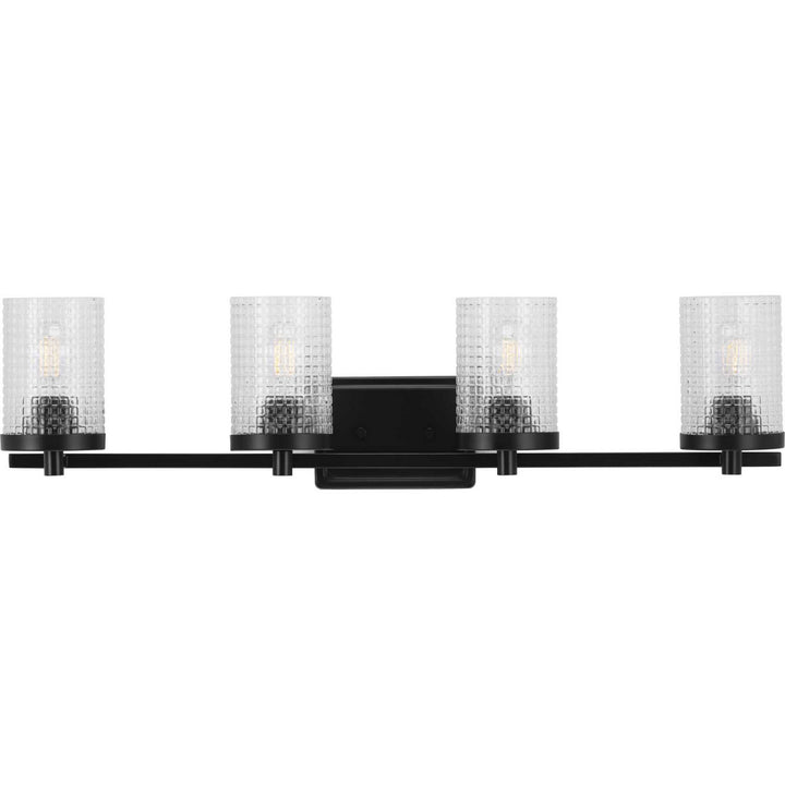 Progress Fawcett P300271-031 Bath Vanity Light 32 in. wide - Black