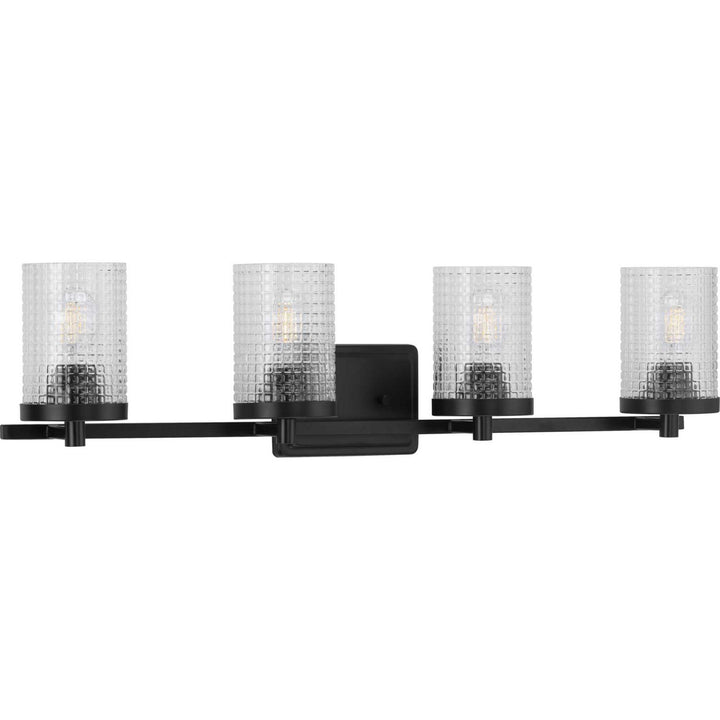 Progress Fawcett P300271-031 Bath Vanity Light 32 in. wide - Black