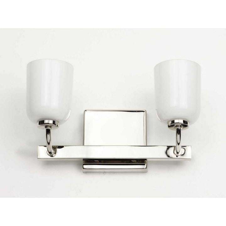 Progress Moore P300281-104 Bath Vanity Light 13 in. wide - Polished Nickel