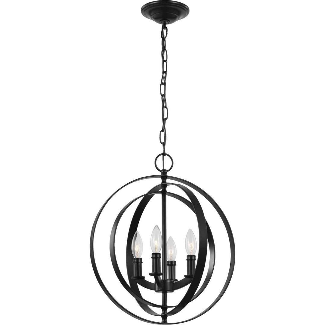 Progress Equinox P3827-31 Chandelier Light - Black