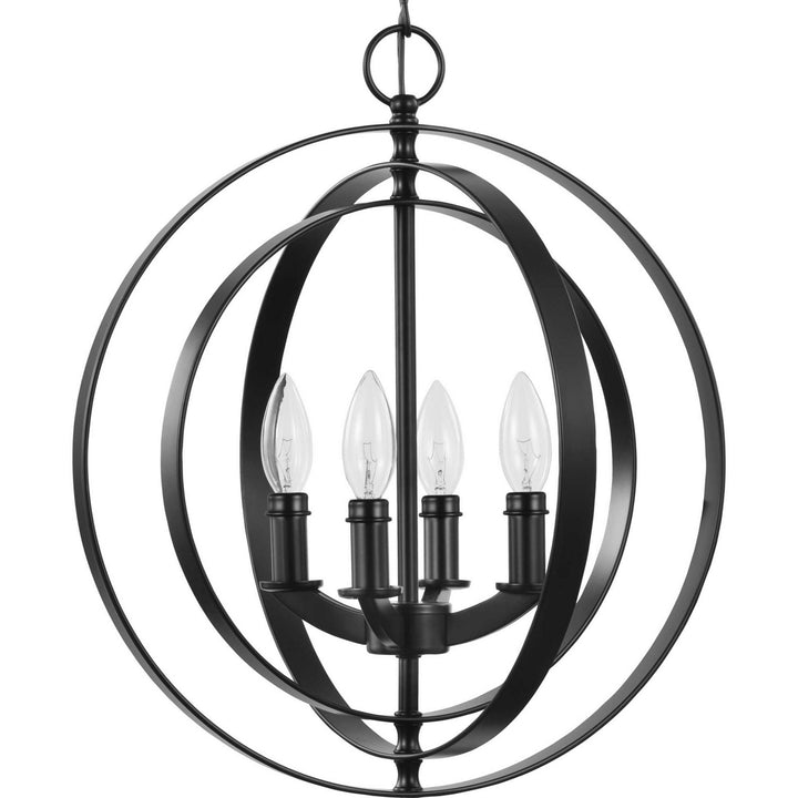 Progress Equinox P3827-31 Chandelier Light - Black