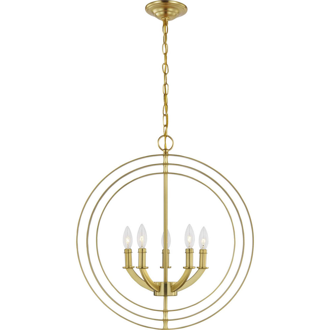 Progress Equinox P3841-12 Chandelier Light - Satin Brass