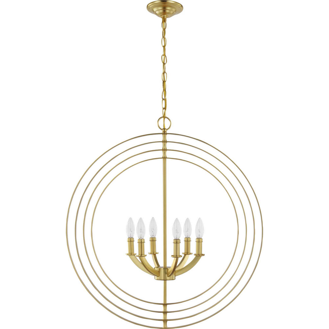 Progress Equinox P3889-12 Pendant Light - Satin Brass