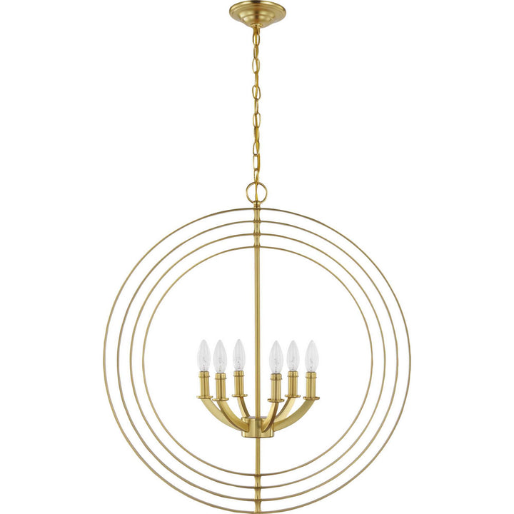 Progress Equinox P3889-12 Pendant Light - Satin Brass