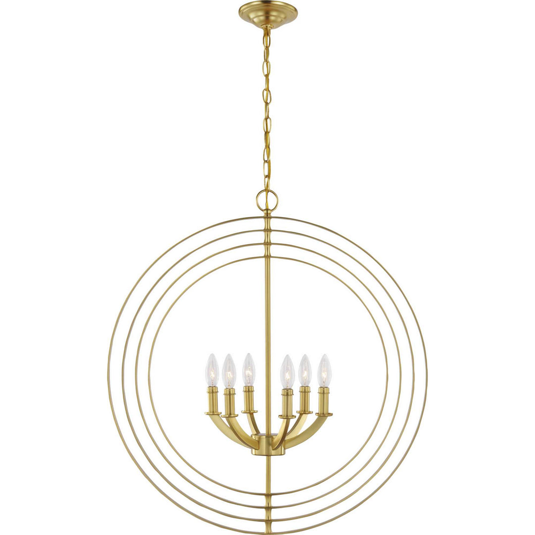 Progress Equinox P3889-12 Pendant Light - Satin Brass