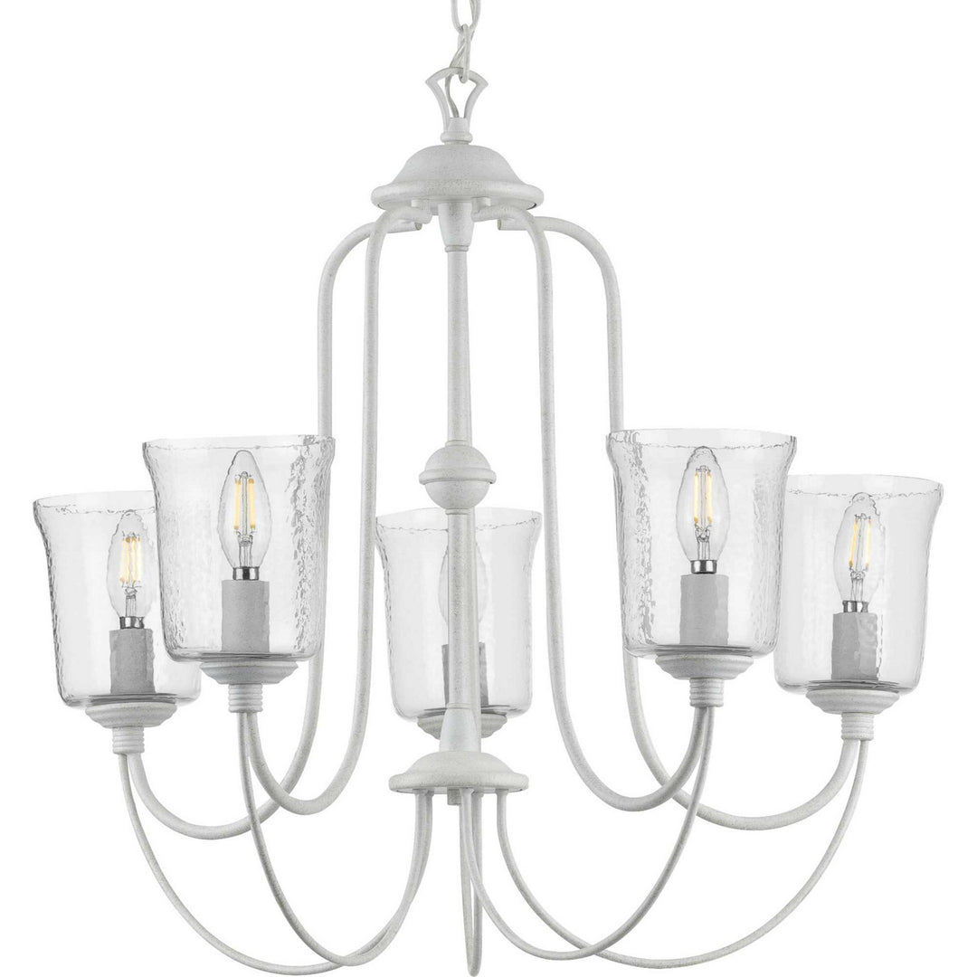 Progress Bowman P400194-151 Chandelier Light - Cottage White