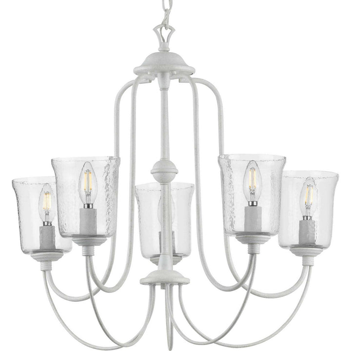 Progress Bowman P400194-151 Chandelier Light - Cottage White
