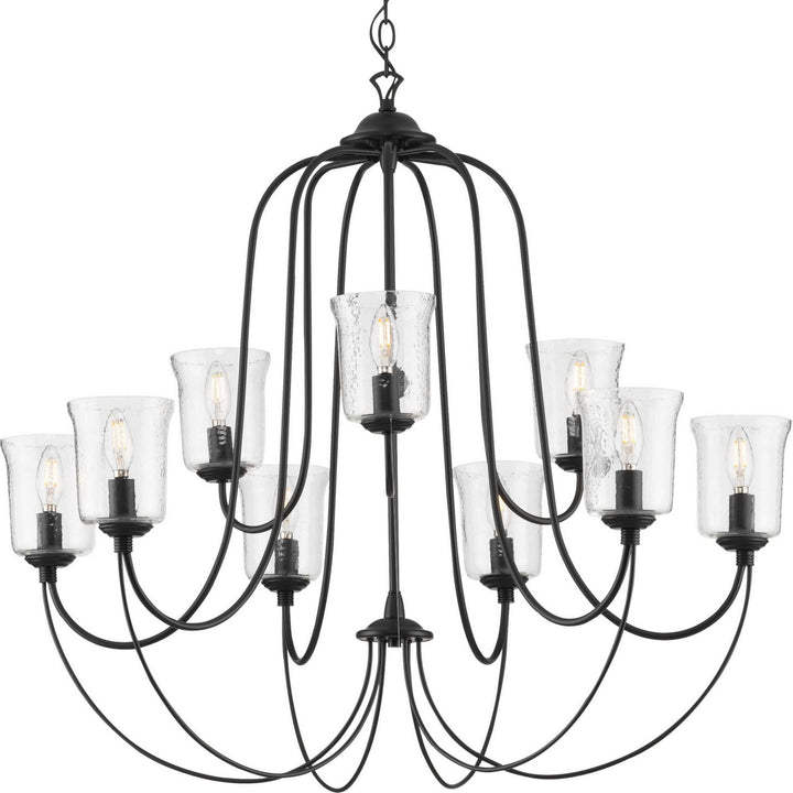 Progress Bowman P400196-031 Chandelier Light - Black