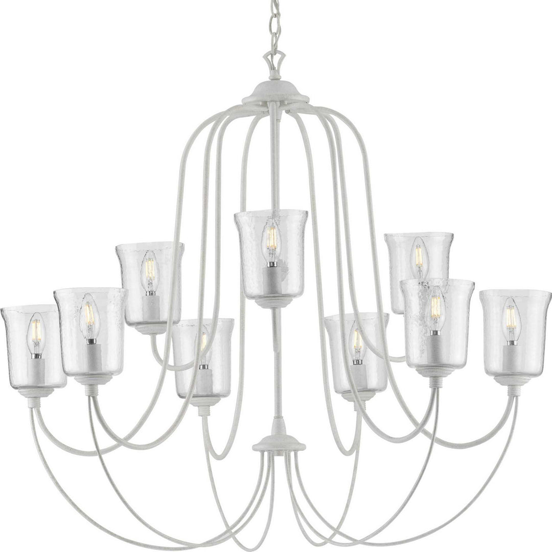 Progress Bowman P400196-151 Chandelier Light - Cottage White