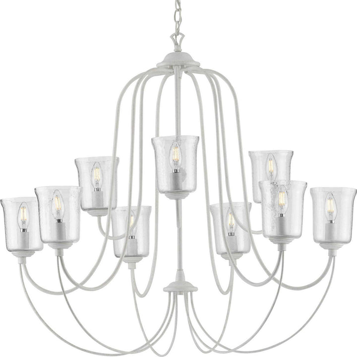 Progress Bowman P400196-151 Chandelier Light - Cottage White