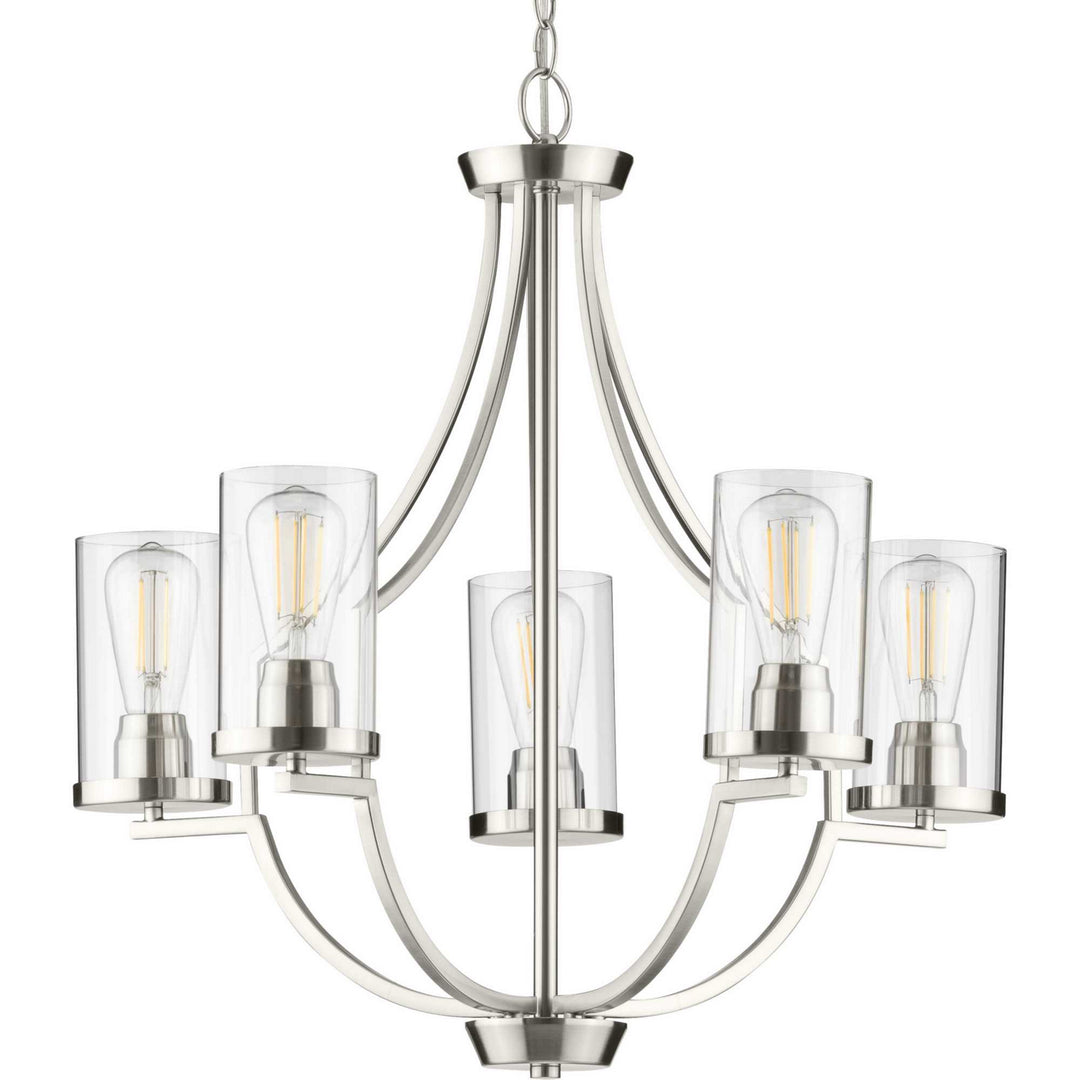Progress Lassiter P400197-009 Chandelier Light - Brushed Nickel