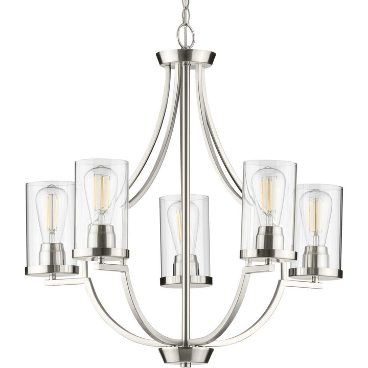 Progress Lassiter P400197-009 Chandelier Light - Brushed Nickel