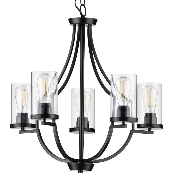 Progress Lassiter P400197-031 Chandelier Light - Black